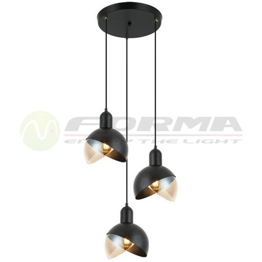 Forma Viseća lampa F7036-3V BK+AM