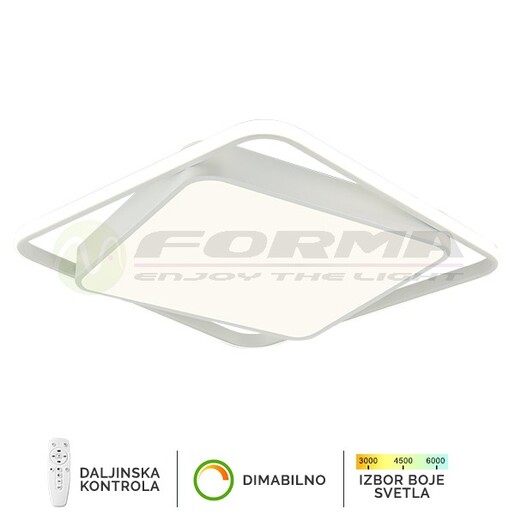 Forma LED plafonska lampa F2822-50C WH