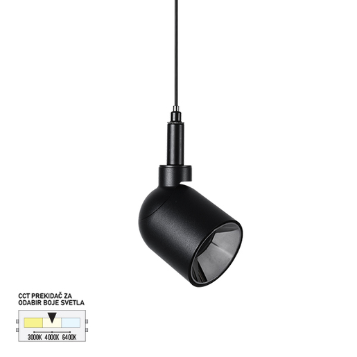 Forma LED magnetna visilica CCT ULTRA SLIM FMS4002-7 BK