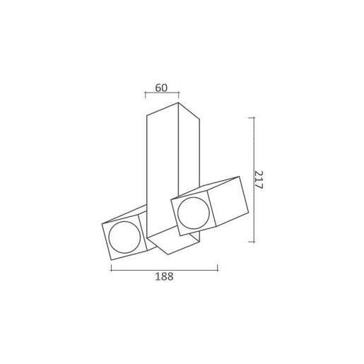 Forma Plafonska lampa AFS101-2C WH