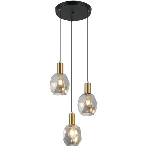 Forma Viseća lampa F7039-3V BK+SM