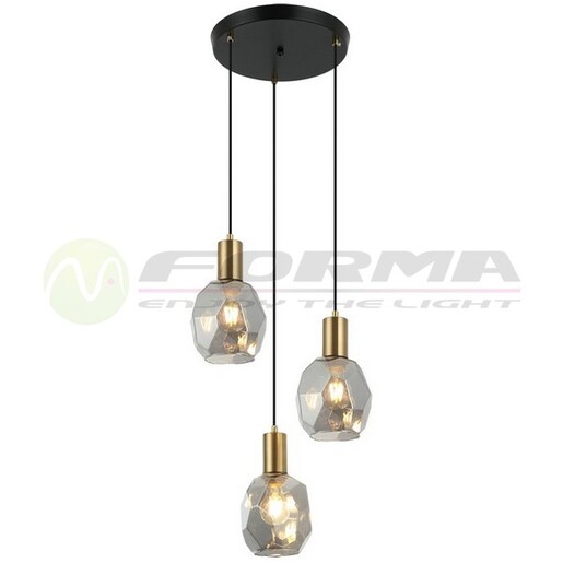 Forma Viseća lampa F7039-3V BK+SM