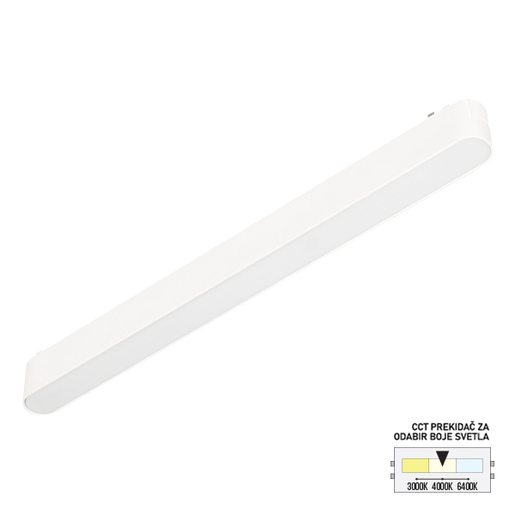 Forma LED magnetna svetiljka CCT ULTRA SLIM FMS1001-18 BK