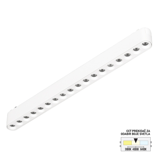 Forma LED magnetna svetiljka CCT ULTRA SLIM FMS2001-18 BK