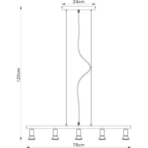 Forma Viseća lampa FG101-5V