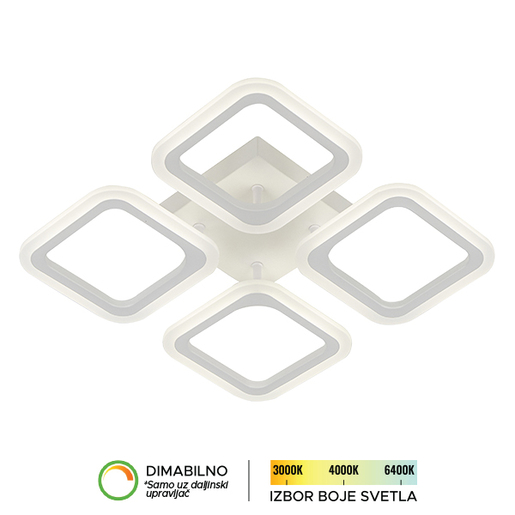 Forma LED plafonska lampa F2082-45C WH