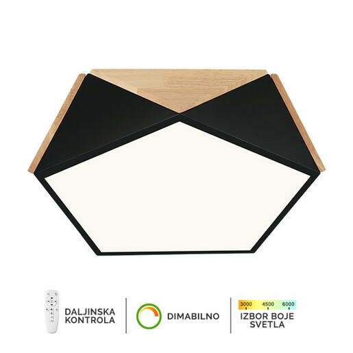 Forma LED plafonska lampa F2810-24C BK+WD