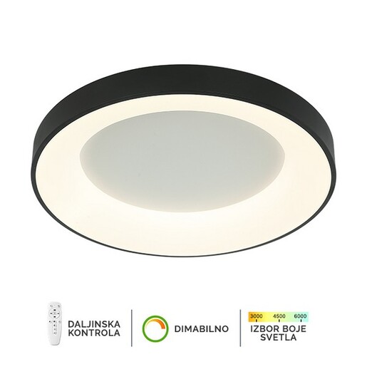 Forma LED plafonska lampa F2049-86C BK