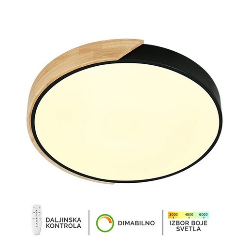 Forma LED plafonska lampa F2811-16C BK+WD