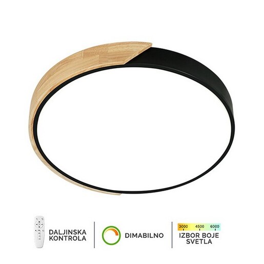 Forma LED plafonska lampa F2811-16C BK+WD