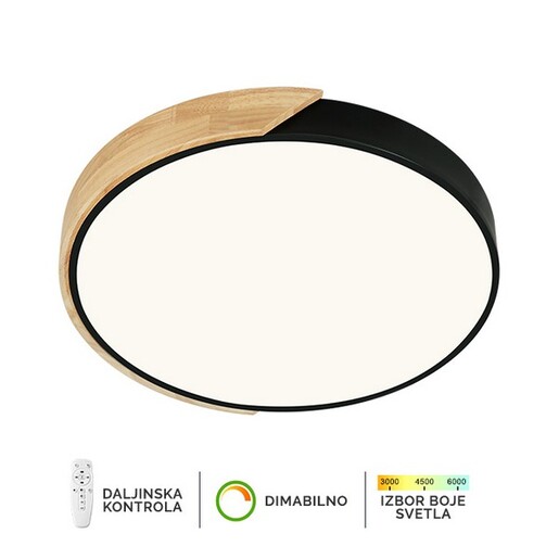 Forma LED plafonska lampa F2811-16C BK+WD