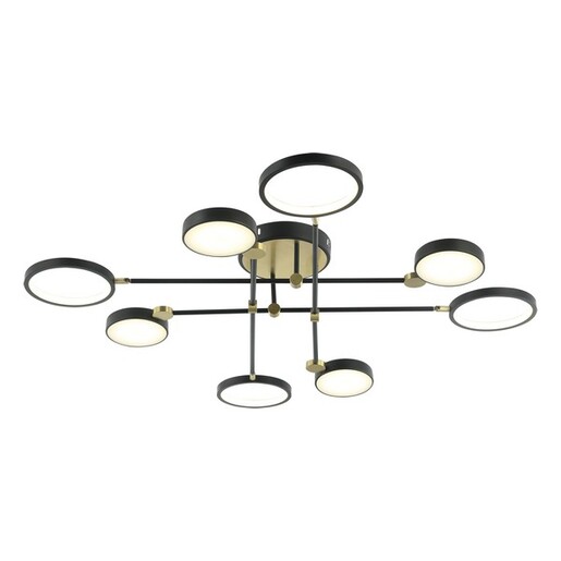 Forma LED plafonska lampa F2036-60C BK+SG