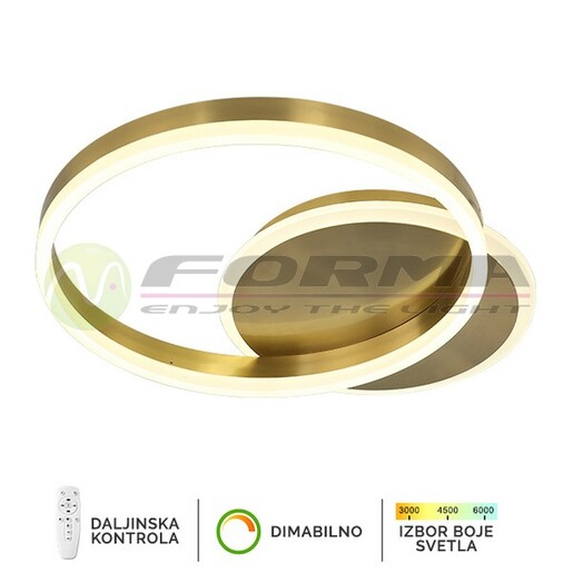 Forma LED plafonska lampa F2047-46C SG