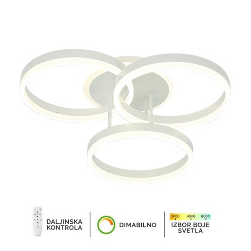 Forma LED plafonska lampa F2047-82C WH