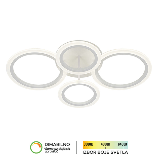 Forma LED plafonska lampa F2083-20C WH