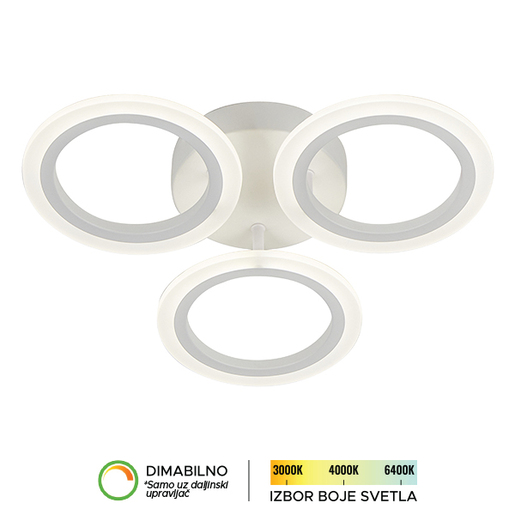 Forma LED plafonska lampa F2083-20C WH