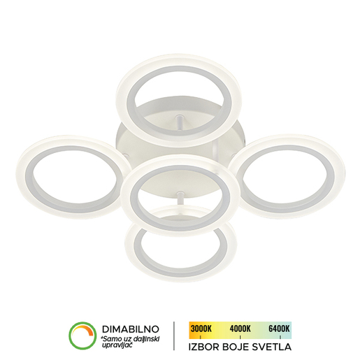 Forma LED plafonska lampa F2083-20C WH