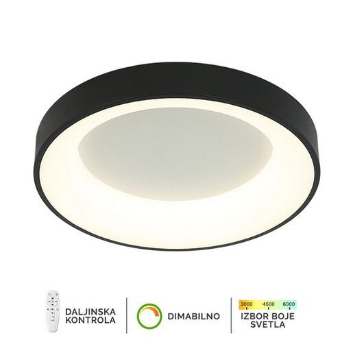 Forma LED plafonska lampa F2049-66C BK