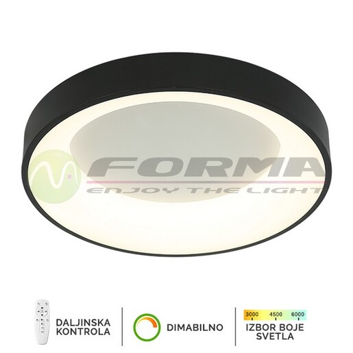 Forma LED plafonska lampa F2049-66C BK