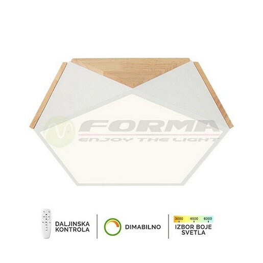 Forma LED plafonska lampa F2810-24C WH+WD
