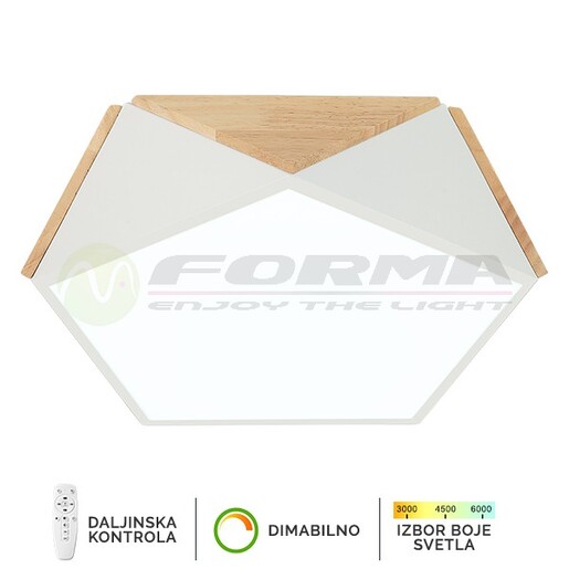Forma LED plafonska lampa F2810-24C WH+WD