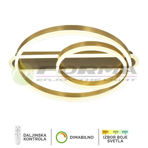 Forma LED plafonska lampa F2047-82P SG