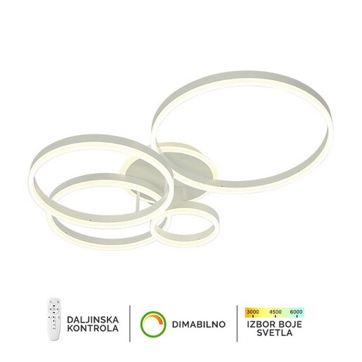 Forma LED plafonska lampa F2047-132C WH