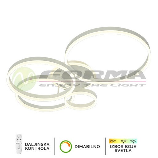 Forma LED plafonska lampa F2047-132C WH