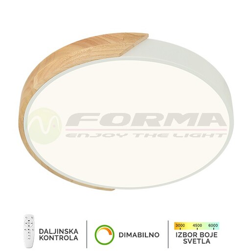Forma LED plafonska lampa F2811-30C WH+WD