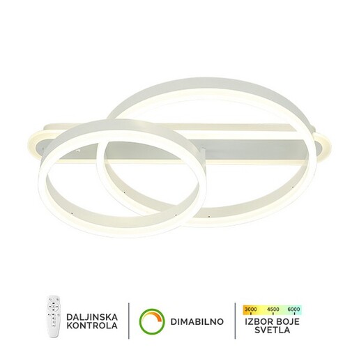 Forma LED plafonska lampa F2047-76P WH