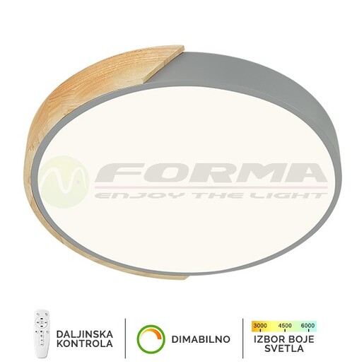 Forma LED plafonska lampa F2811-16C GY+WD