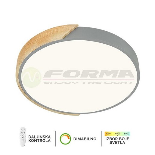 Forma LED plafonska lampa F2811-16C GY+WD