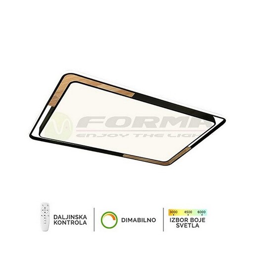 Forma LED plafonska lampa F2820-120C BK