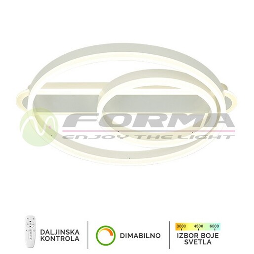Forma LED plafonska lampa F2047-82P WH