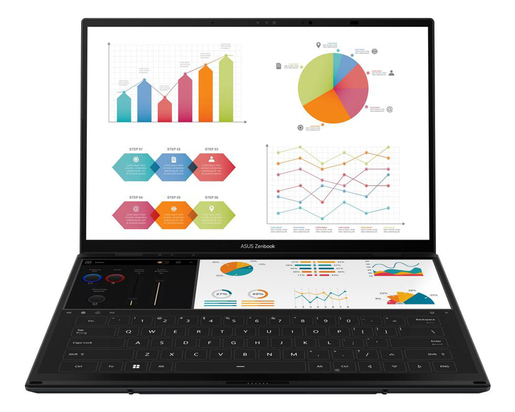 Laptop ASUS Zenbook 14 DUO OLED  UX8406MA-QL056W, 14 FHD, Intel Core Ultra 7 155H, 16GB RAM, 1TB SSD, Windows 11 Home