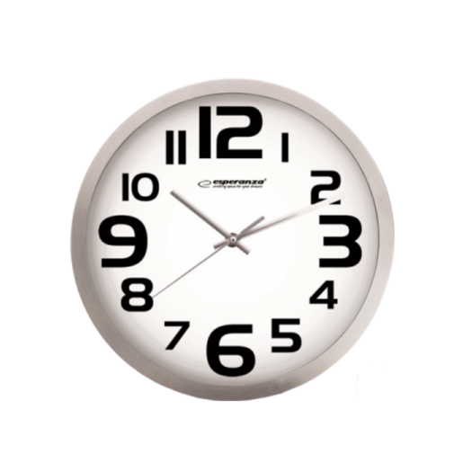 ESPERANZA ZIDNI SAT CIRIH BELI EHC013W