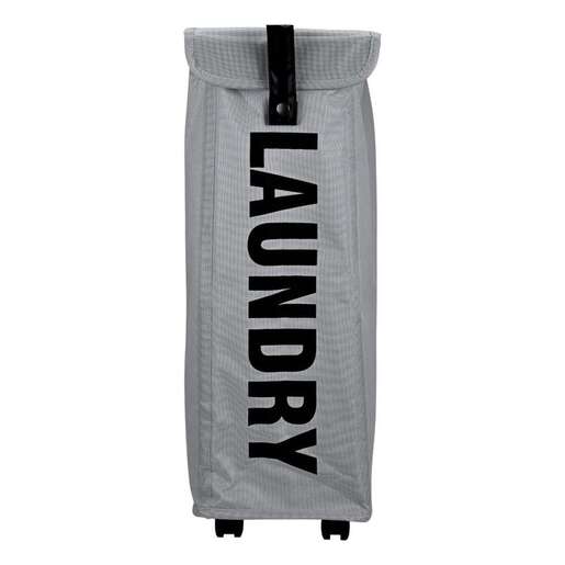 ESTIA KORPA ZA VEŠ SA TOČKIĆIMA 45L SIVA 39X20X59CM  ES02-25373