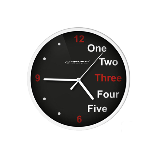 ESPERANZA ZIDNI SAT PRAGUE BELI EHC014W