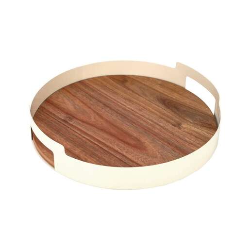 ESTIA POSLUŽAVNIK BAGREMOVO DRVO METAL 30X4CM ES01-24901