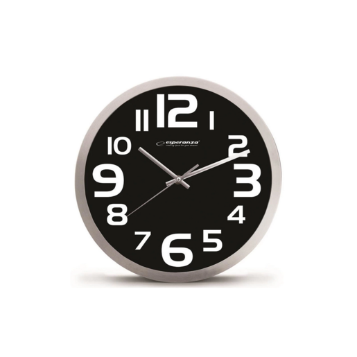 ESPERANZA ZIDNI SAT ZURICH CRNI EHC013K