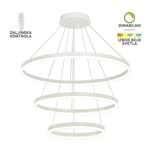 Forma LED visilica F2047-130V WH