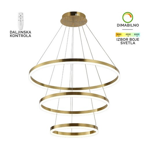 Forma LED visilica F2047-130V SG