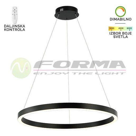 Forma LED visilica F2048-56V BK