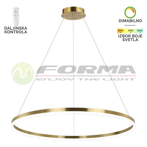 Forma LED visilica F2047-70V SG