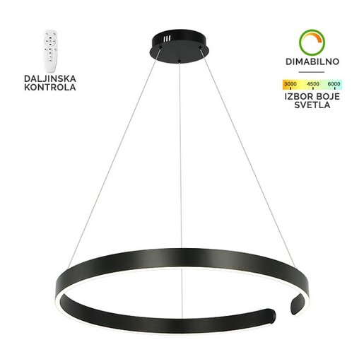 Forma LED visilica F2046-56V BK