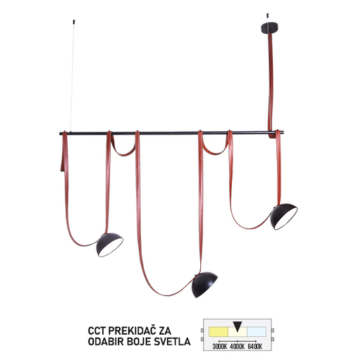 Forma LED viseća lampa FK2100-30V BK/BR