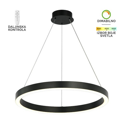 Forma LED visilica F2048-44V BK