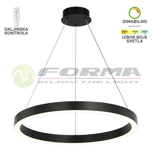 Forma LED visilica F2048-44V BK