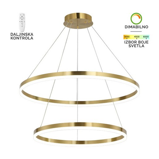 Forma LED visilica F2047-100V SG