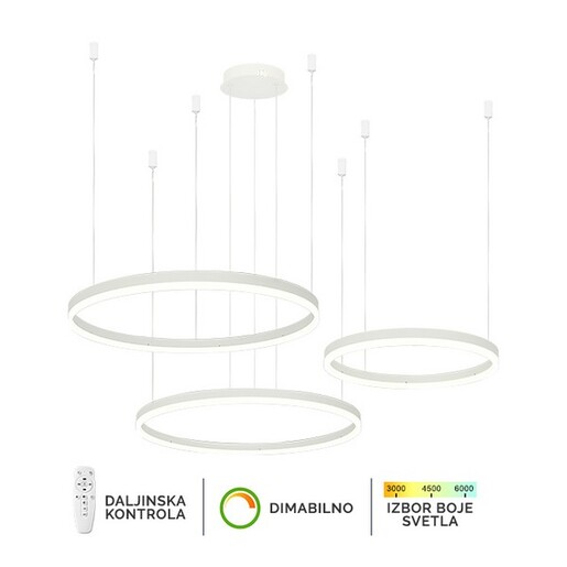 Forma LED viseća lampa F2047-130C WH